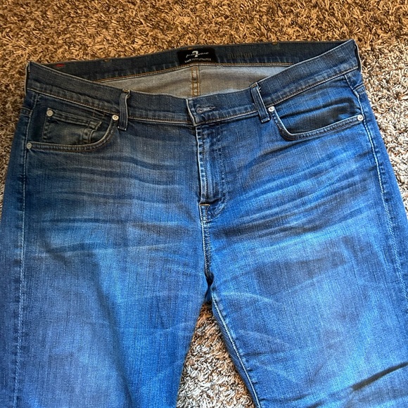 7 For All Mankind Luxe Performance Men’s Austyn Relaxed Straight Jean - Picture 2 of 8